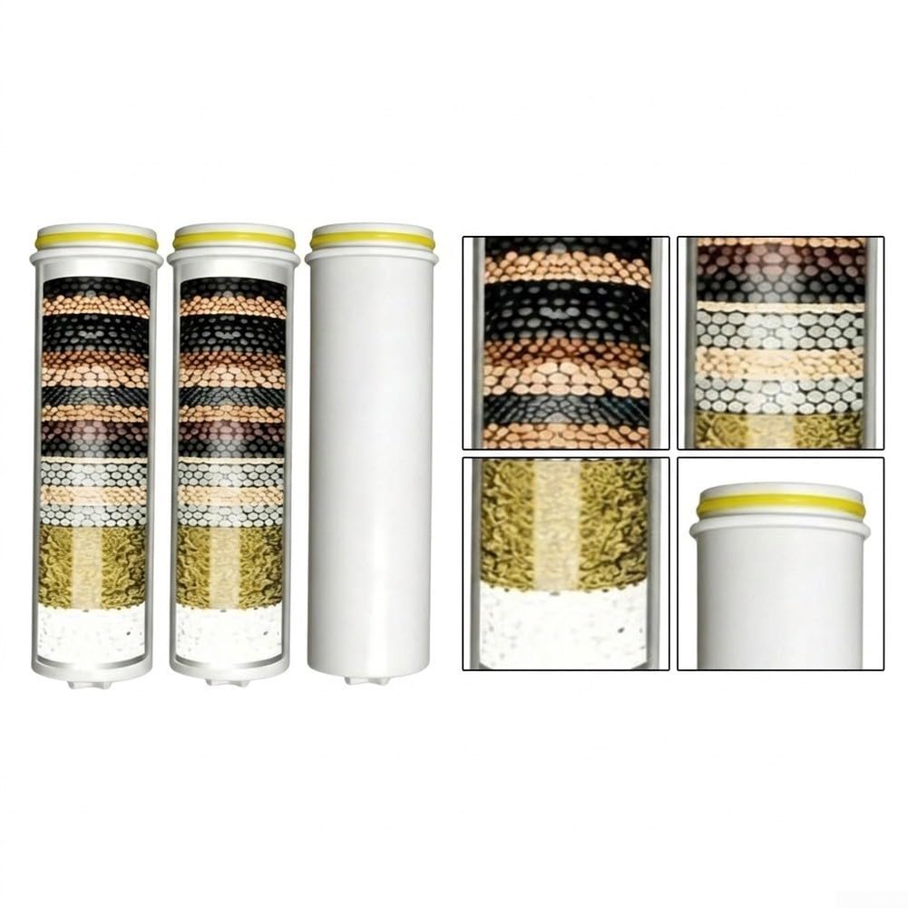 Cartuchos para filtro para ducha 25 Etapas para elimina para cloro 3 Pack(5 Pack)
