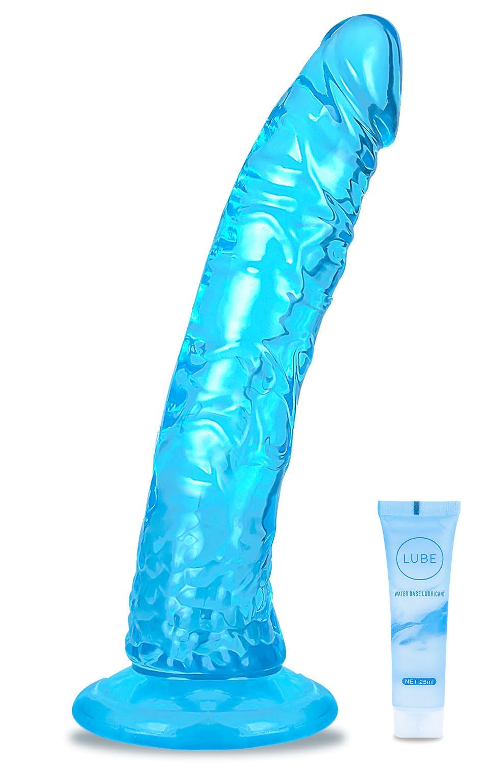 11'' Big Realistic Blue Dildo Sex Toys for Women G spot Classic Dildos | with Strong Suction Cup for Hands-Free Play, Big Anal Dildos Soft and Firm Poke Suitable for Women/Men/Couples