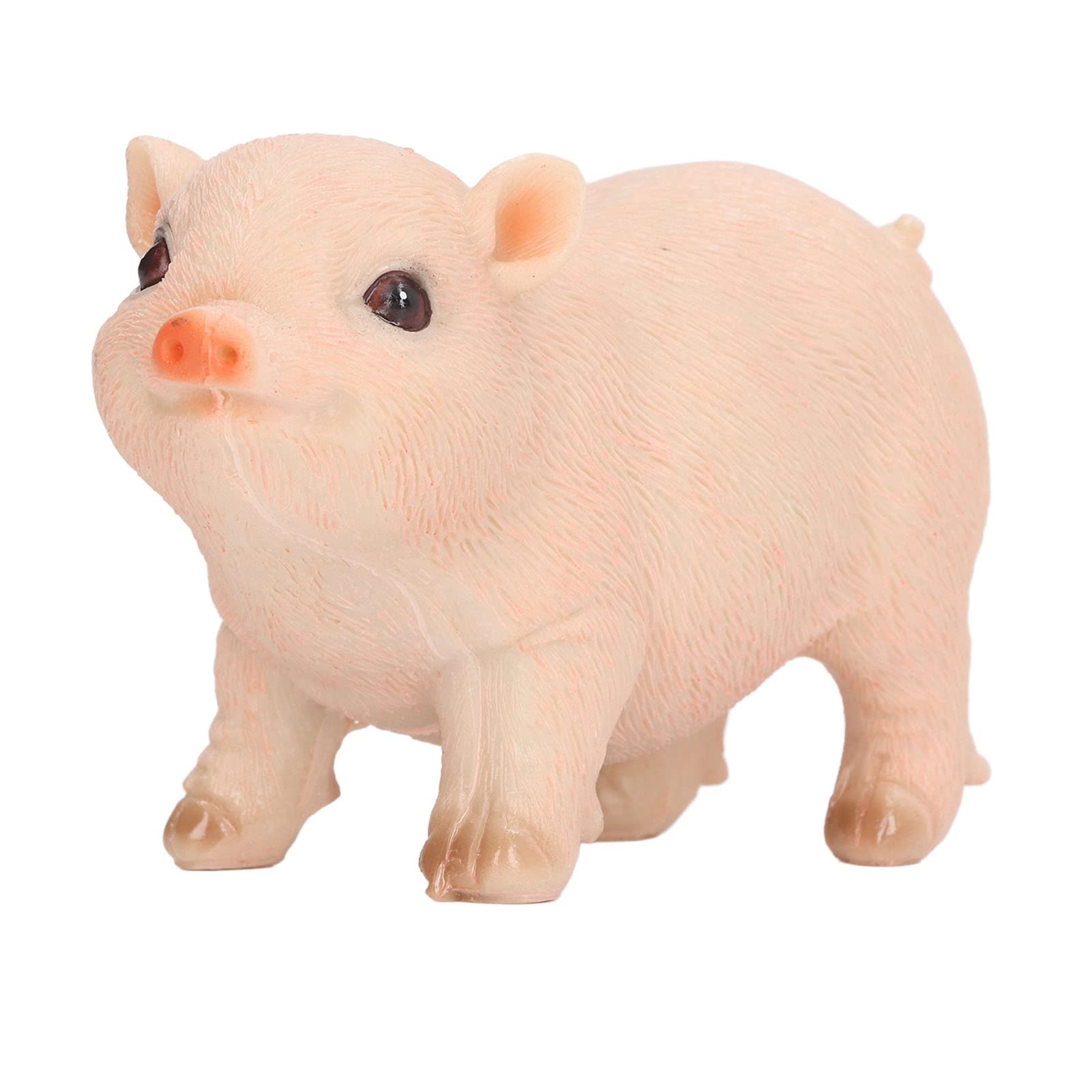 Figurine cochon en résine rose pour pelouse et statuette animaux extérieur