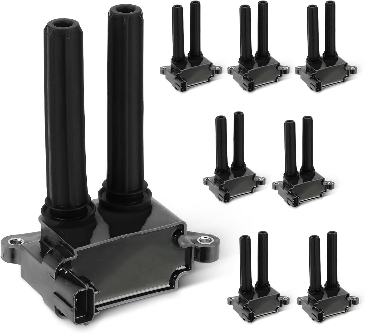 Set of 8 Ignition Coil Pack Compatible with Dodge Challenger Charger Durango Magnum, Chrysler 300 Aspen, Jeep Grand Cherokee Commander, Ram 1500 2500 3500 Replace UF504 5C1569 CUF504