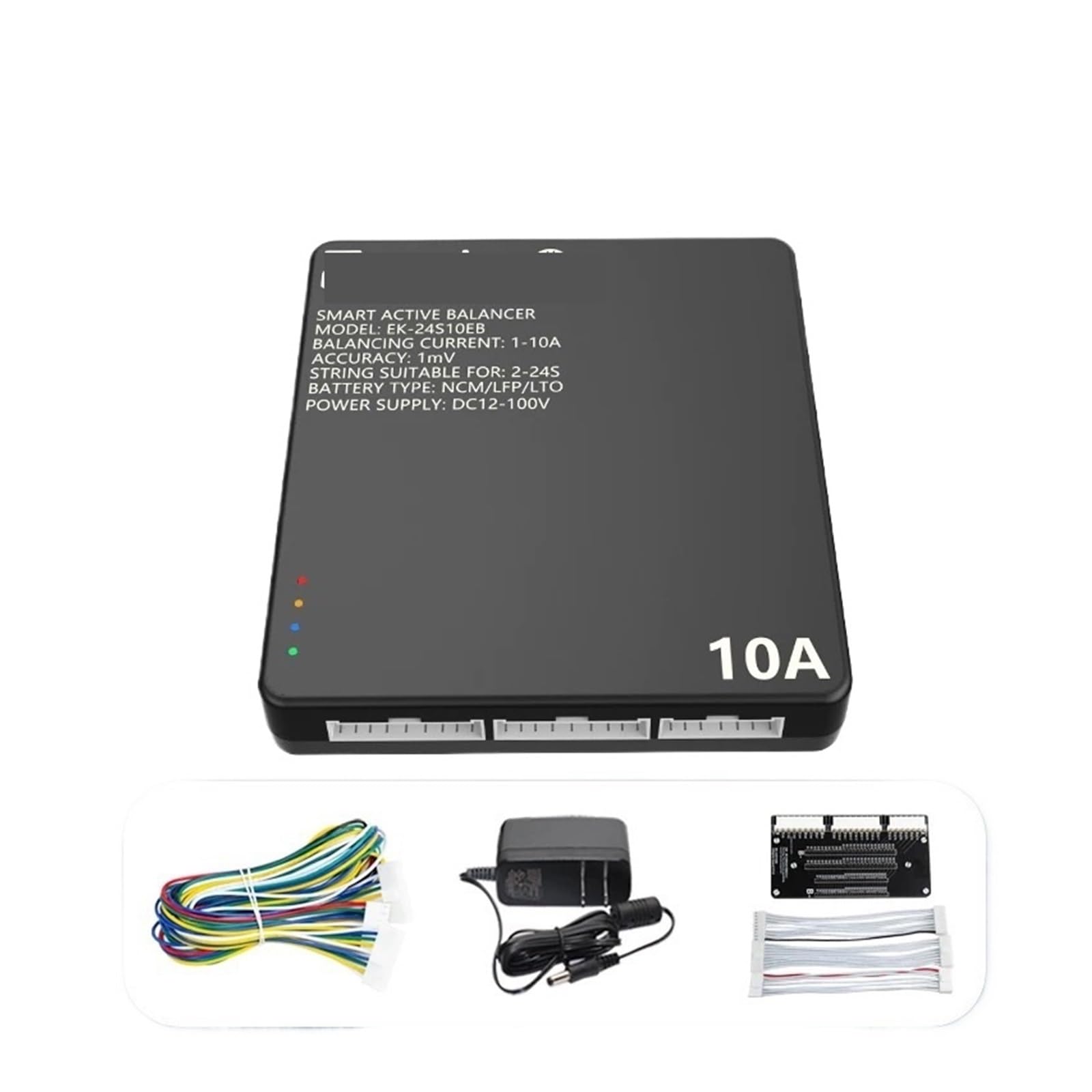 LDHJBNAC PowerDog 2A -15A Smart Active Balancer 2S~24S Li-ion Lifepo4 NCA Lithium Battery Active Balancer(EK-24S10EB)