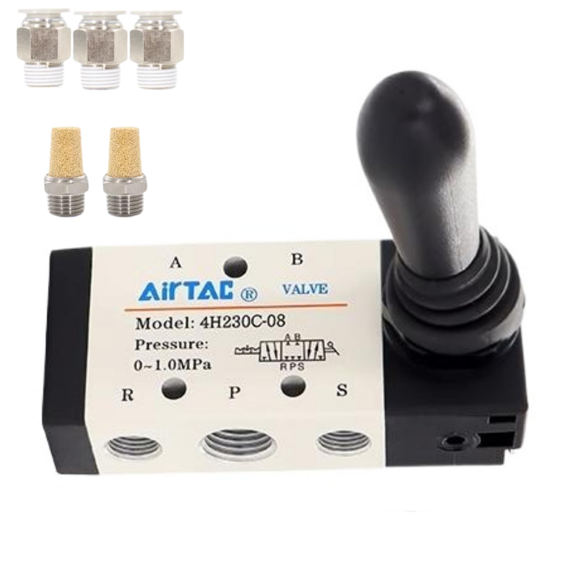 Hand Lever Valve AirTAC 4H210-08 1/4"PT 5/2 Way Manual Control Direct Acting Type Pneumatic Air — Amazon image 10