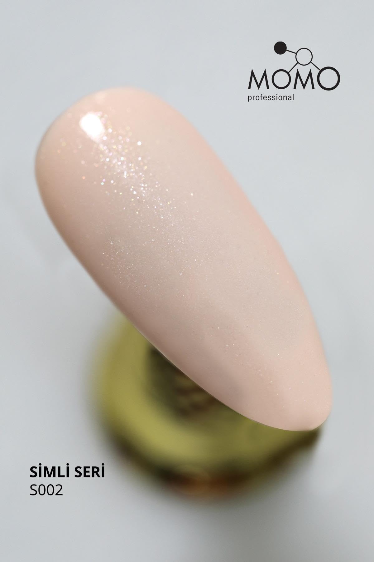 MOMO professional Kalıcı Oje S002 Gümüş Simli Fil Dişi 4 ml