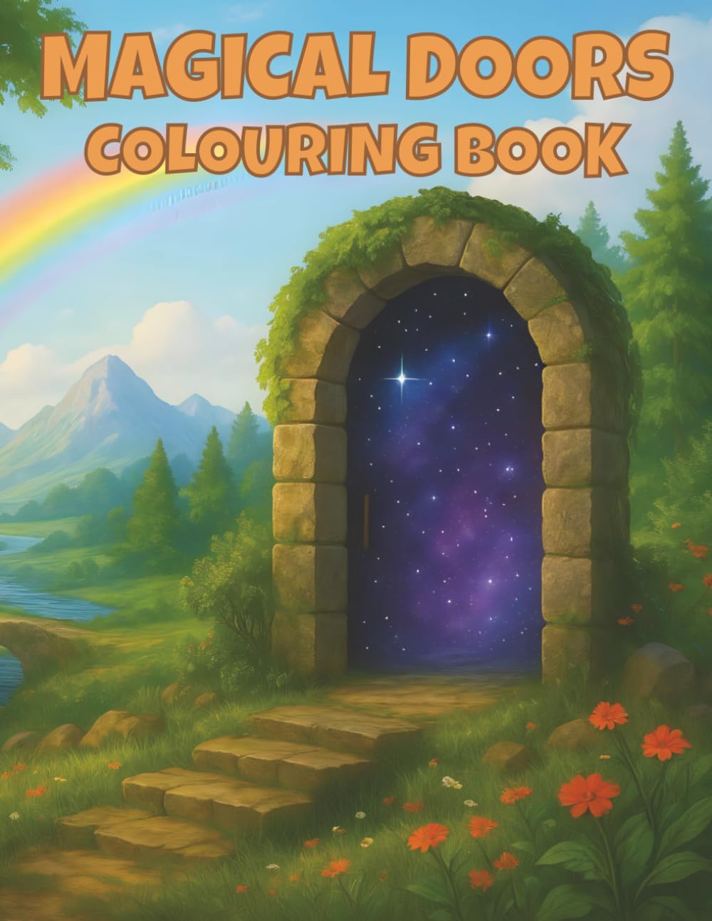 Magical Doors Colouring Book: 50 Enchanting Portals, Secret Pathways and Fantasy Realms to Colour | Whimsical Adventure Pages for Kids Ages 4-8
