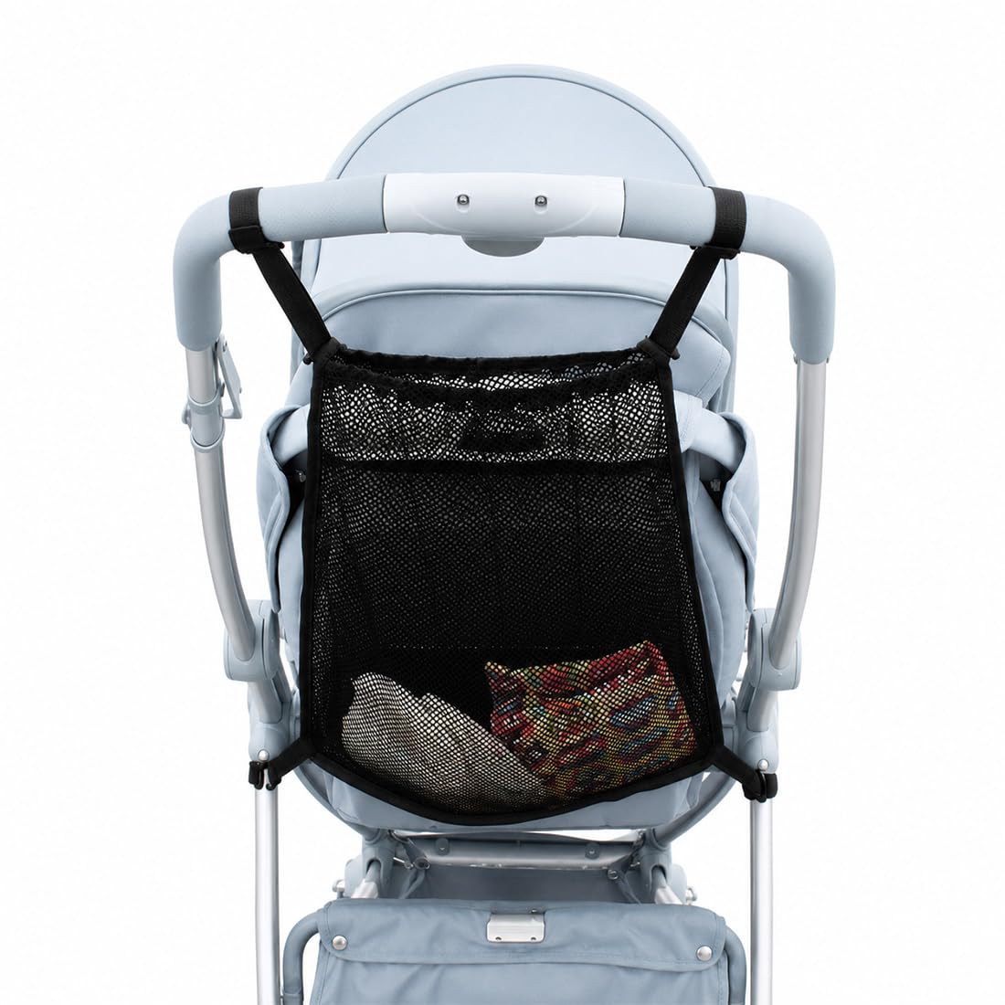 Rete per Passeggino, Borsa Portaoggetti, Accessorio per Carrozzina, Ideale per Viaggi e Passeggiate all'Aperto