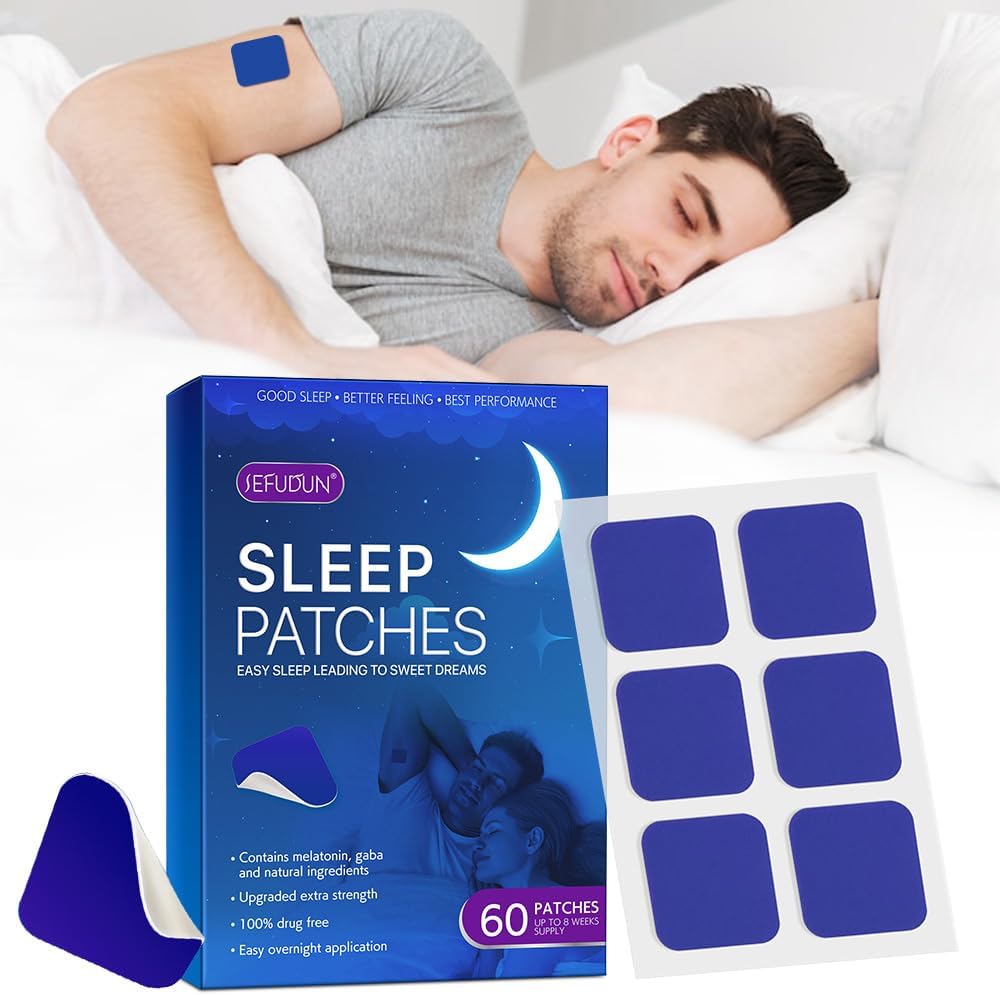 Mineup Deep Sleep Patches for Adults, 60Pcs Sleep Patches Natural Sleep Aid Patches Sleep