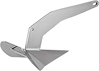 ISURE MARINE 316 Stainless Steel Delta Wing Boat Anchor - Heavy Duty Triangle Anchors 11-35lb Superior Holding Power