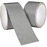 Window and Door Screen Repair Kit, 2-Pack Strong Adhesive and Waterproof Screen Repair Tape, Covering up Holes and Tears, Fiberglass Cloth Mesh, 80 x 2 inches