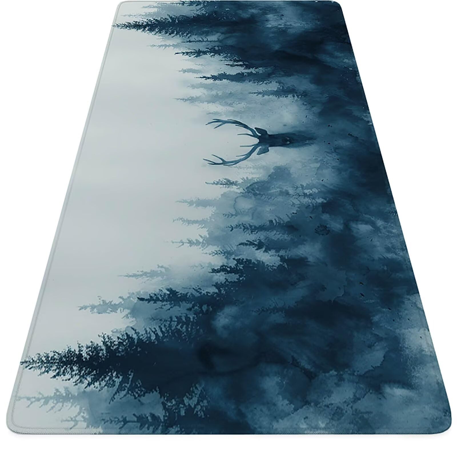 Animale Tappetino Mouse Gaming xxl 1000 x 500 mm, Tappetino Scrivania Grigio Con Bordi Cuciti, Presa Stabile su Superfici Lisce, Impermeabile Antiscivolo Mouse Pad per Gaming Accessori Regalo v2-202