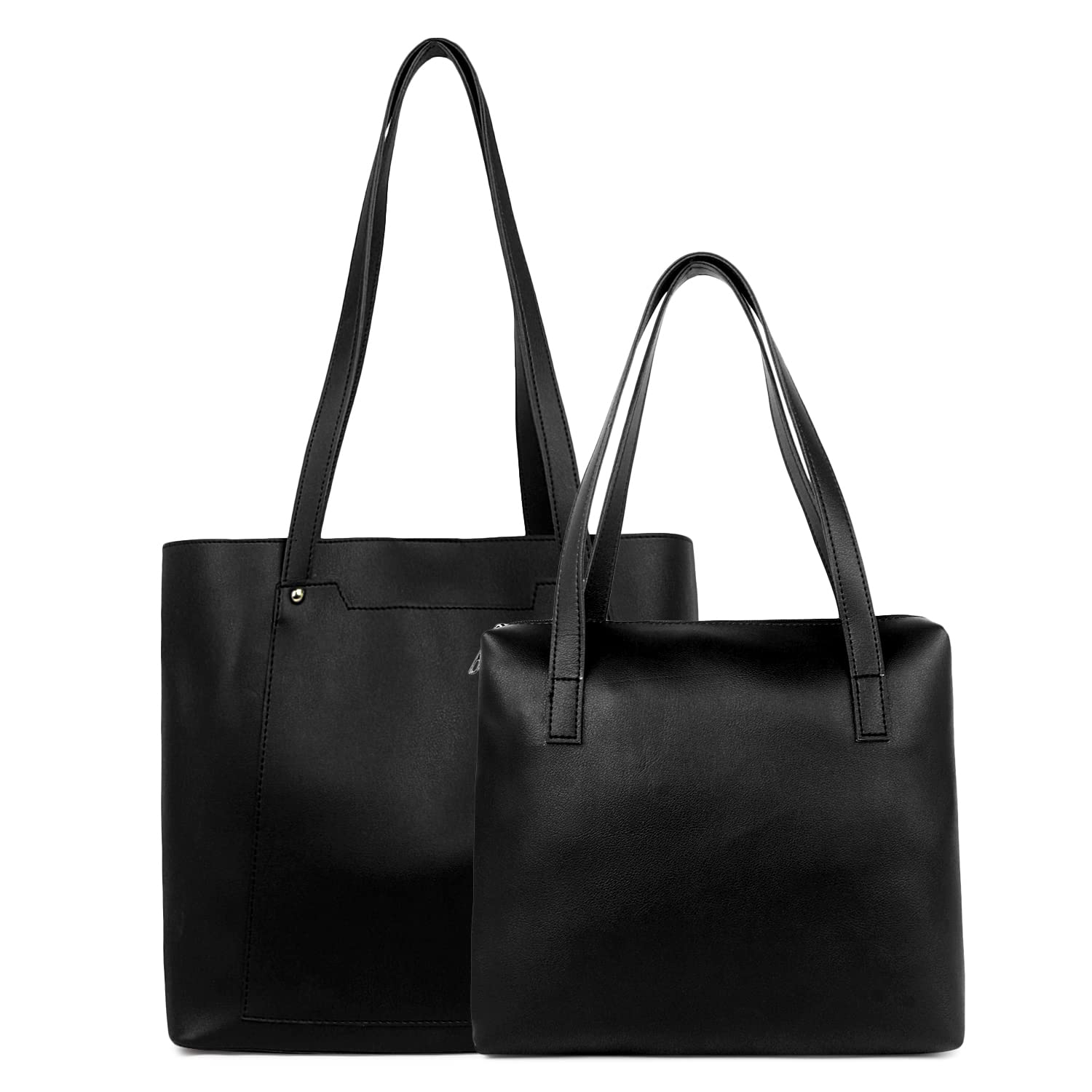 LEGAL BRIBE Front Pocket Tote Bag Combo of 2 (Black) (B0BKW7H15B) Amazon Price History, Amazon Price Tracker