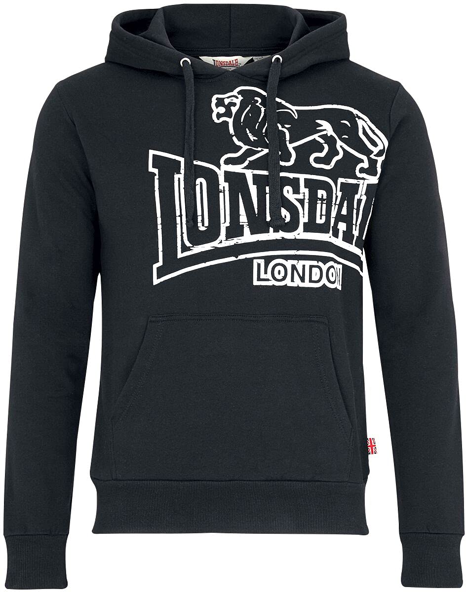 Lonsdale London Tadley Men's Hoodie Black Streetwear