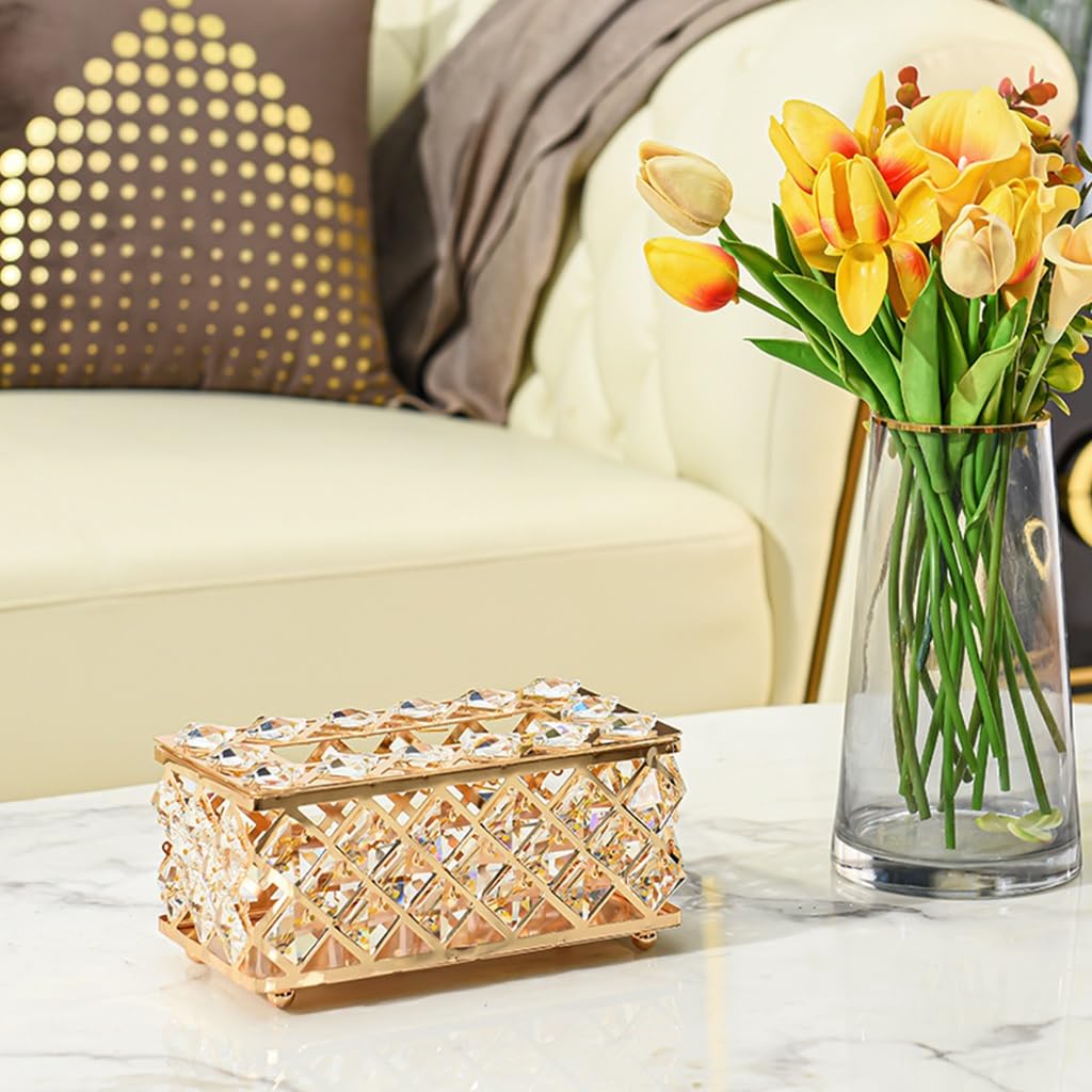 Com-four Boîte à Mouchoirs Eois - Boîte à Mouchoirs Avec Couvercle à Charnière - Distributeur De