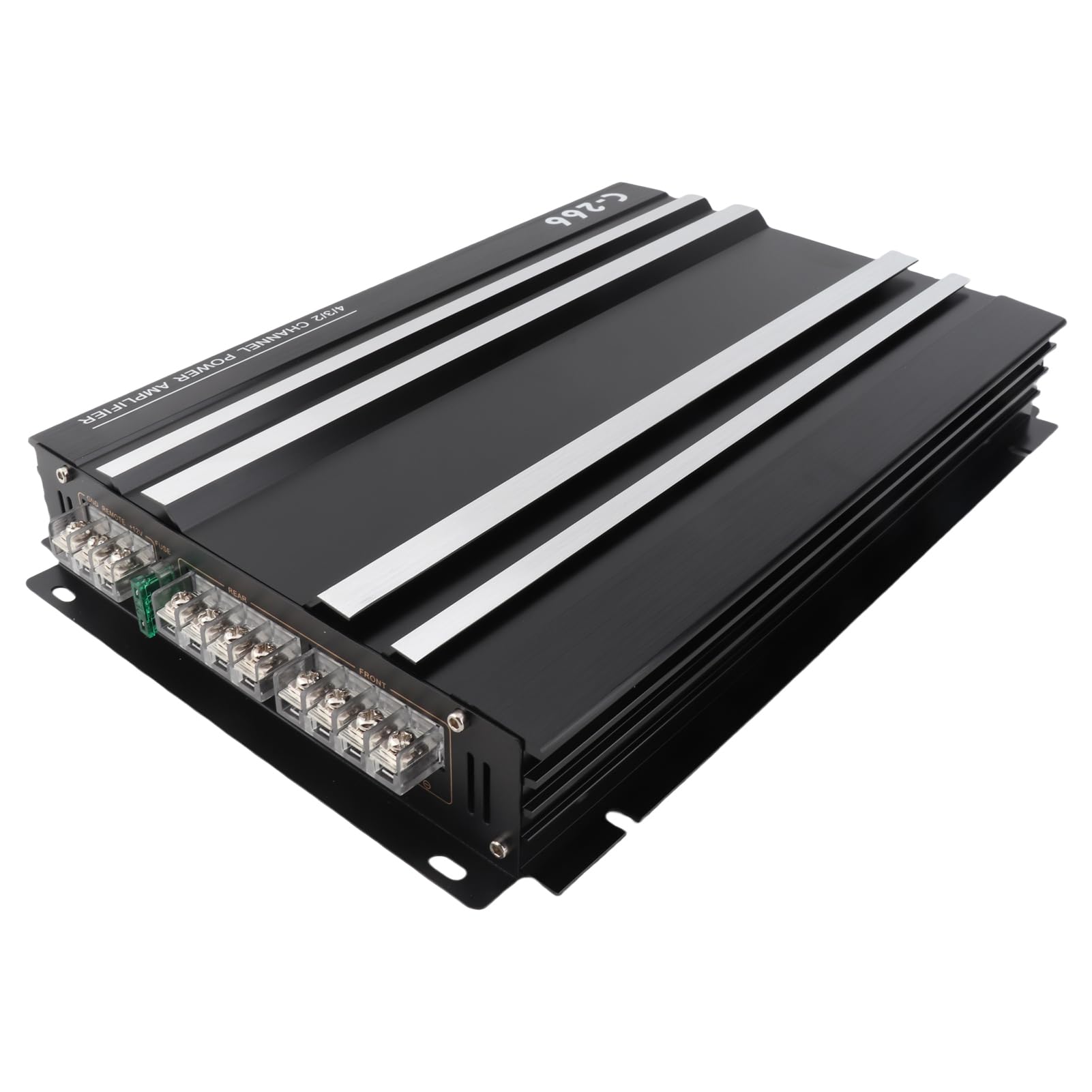 Amplificatore di per Auto Amplificatore Audio 12V a 4 Ad Alta in Lega di Alluminio per gli Appassionati di Musica