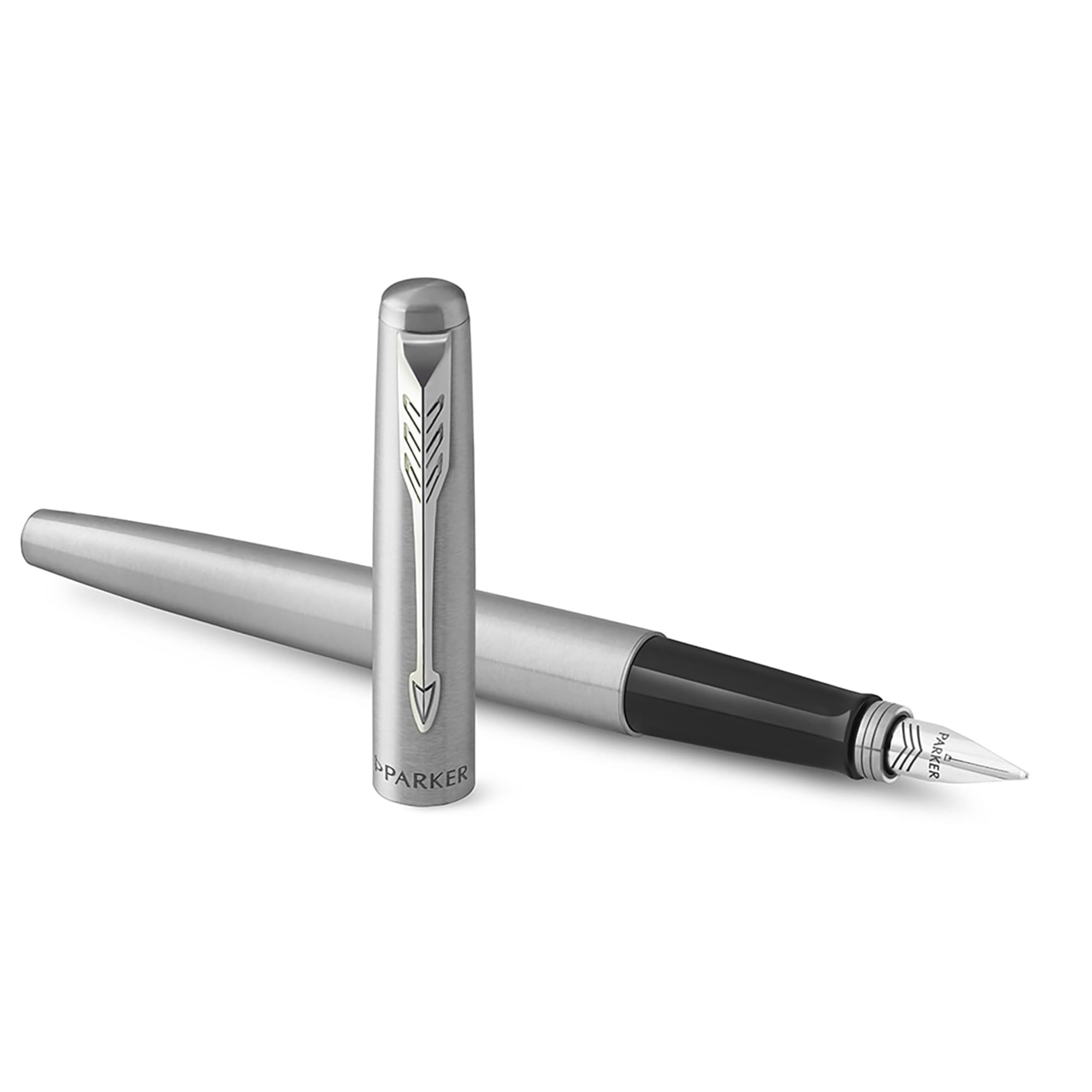 Amazon | Parker Jotter 万年筆 ステンレスボディ 中字 ブルーインク