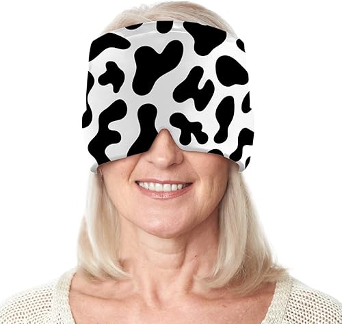 Miniatura 1 de Sleyrrison Gorro de gel para el dolor de cabeza de hielo de 360 para aliviar la migraña fría máscara sinusal y alivio del estrés paquete de gel