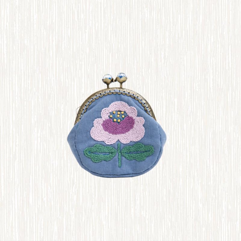 Amazon | STOBOK 刺繍キット 初心者 刺繍バッグキット 手作り 小銭入れ