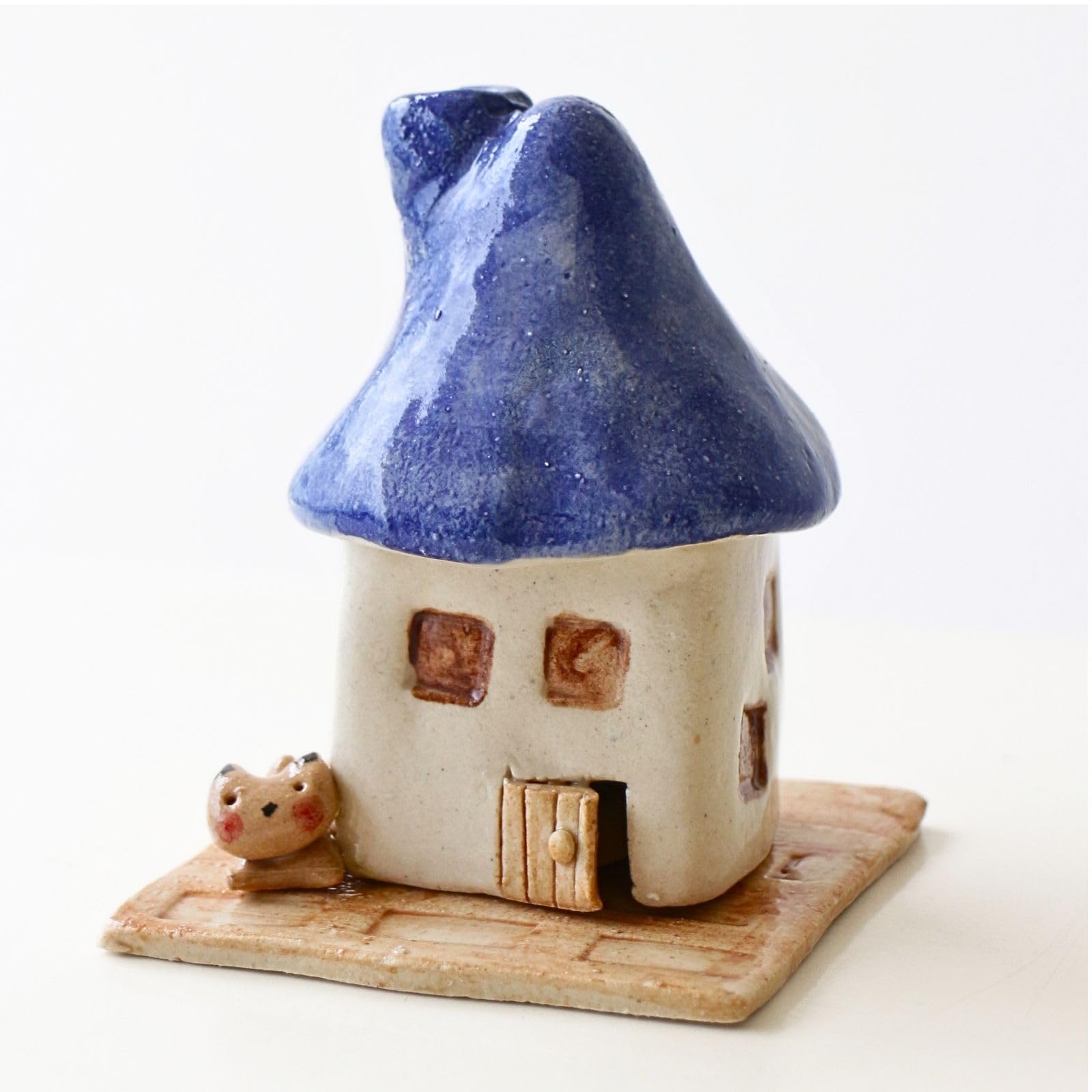 飾り置物 陶器製  香立て Amazon｜ギギliving 香炉 お香立て 陶器 おしゃれ コーンタイプ 家