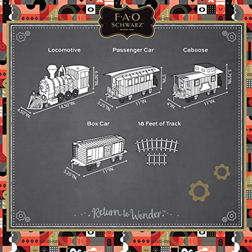fao schwarz 75 piece train set