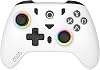 Patrocinado Patrocinado Estás viendo este anuncio según la relevancia del producto para tu búsqueda. Deja comentarios sobre el anuncio ASRVA Controlador inalámbrico blanco 2.4G, sin Bluetooth, gamepad con efecto Hall con botones macro traseros de metal, conexión por cable plug & play, compatible con PC Mac Steam Deck PS3 Switch Android 28 de abril de 2026 | por ASRVA 1