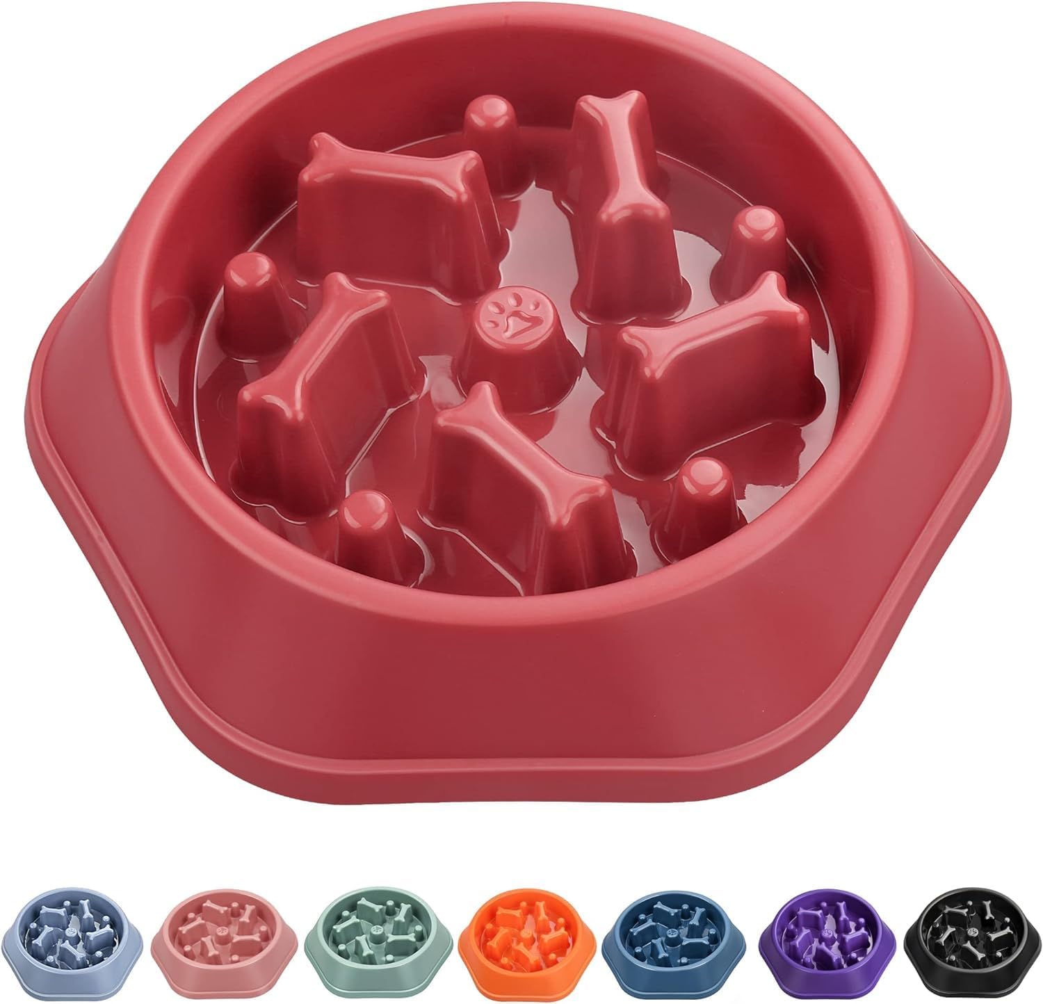 DKP Slow Feeder Dog Bowls 1PCS, Anti-Choking Puzzle Dog Food Bowls, Anti-Slip Interactive Dog Feeding Bowls Slow Down Eating, Bloat Stop Maze Dog Dishes for All Breeds Pets (B0DDCP2QV3) Amazon Price History, Amazon Price Tracker