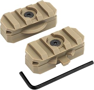 Tactical Airsoft Helmet ARC Rails Adapter 360 ° Rotation Fit 19mm Fast Helmet
