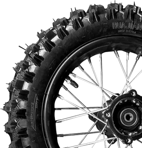 Miniatura 2 de Llanta de freno de disco de 80100-12 pulgadas con rodamientos de 0.472 in para Pit Pro Dirt Bike