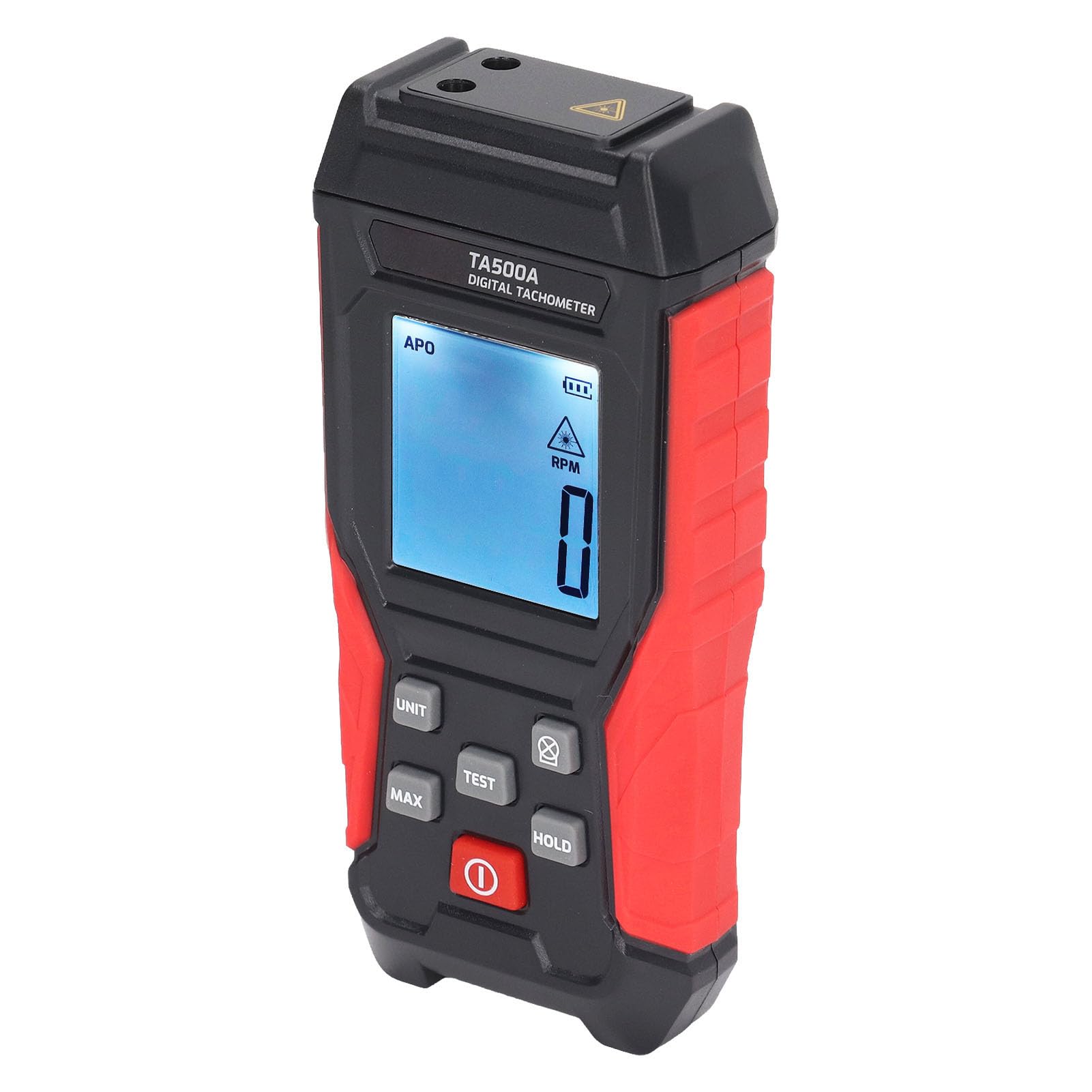 Obrotomierz RPM, Obrotomierz Cyfrowy, Bezkontaktowy Przenośny Miernik RPM, Zawór z blokadą, Pomiar 3-100000RPM, Czujnik Półprzewodnikowy, Łatwe, Tachometry