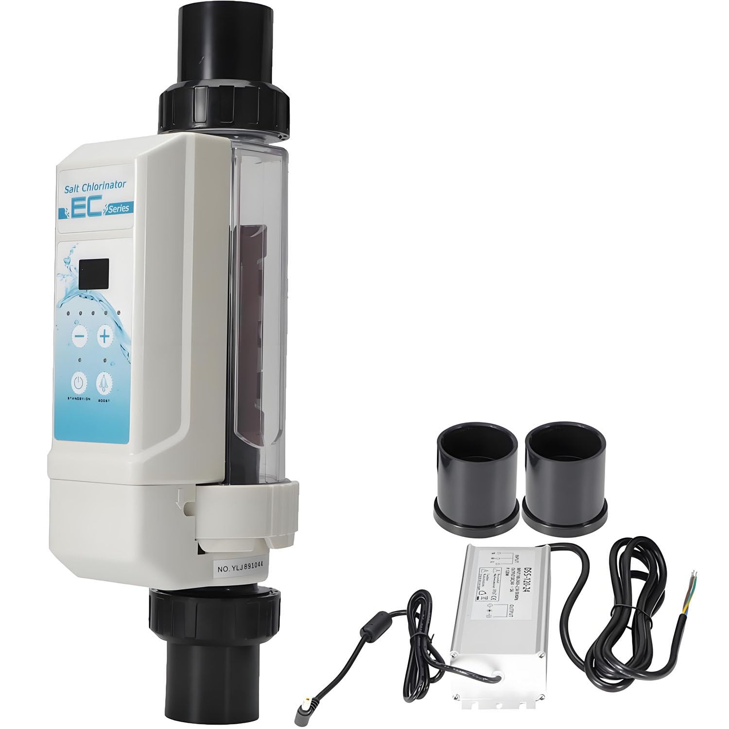 AiODiO Salt Water Pool Chlorinator System,8/12/16/20g/h Electrolytic Salt Chlorine Generator System, Salt Water Spa Chlorinator Device, Saltwater Chlorine Generator for Swimming Pool 8g/H