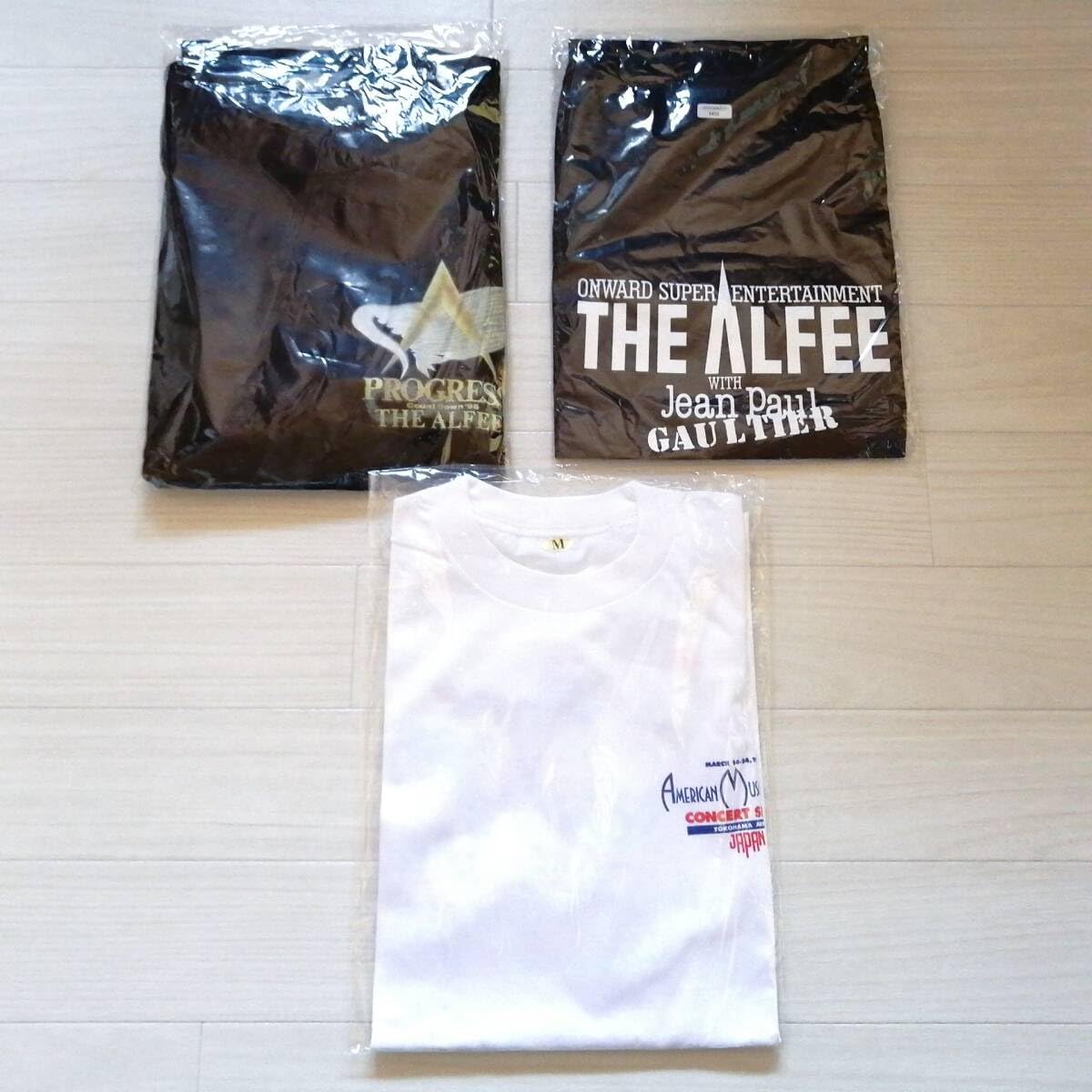 Amazon.co.jp: ALFEE g⑤ Tシャツ 3枚セット 白 黒 2枚 count down'94