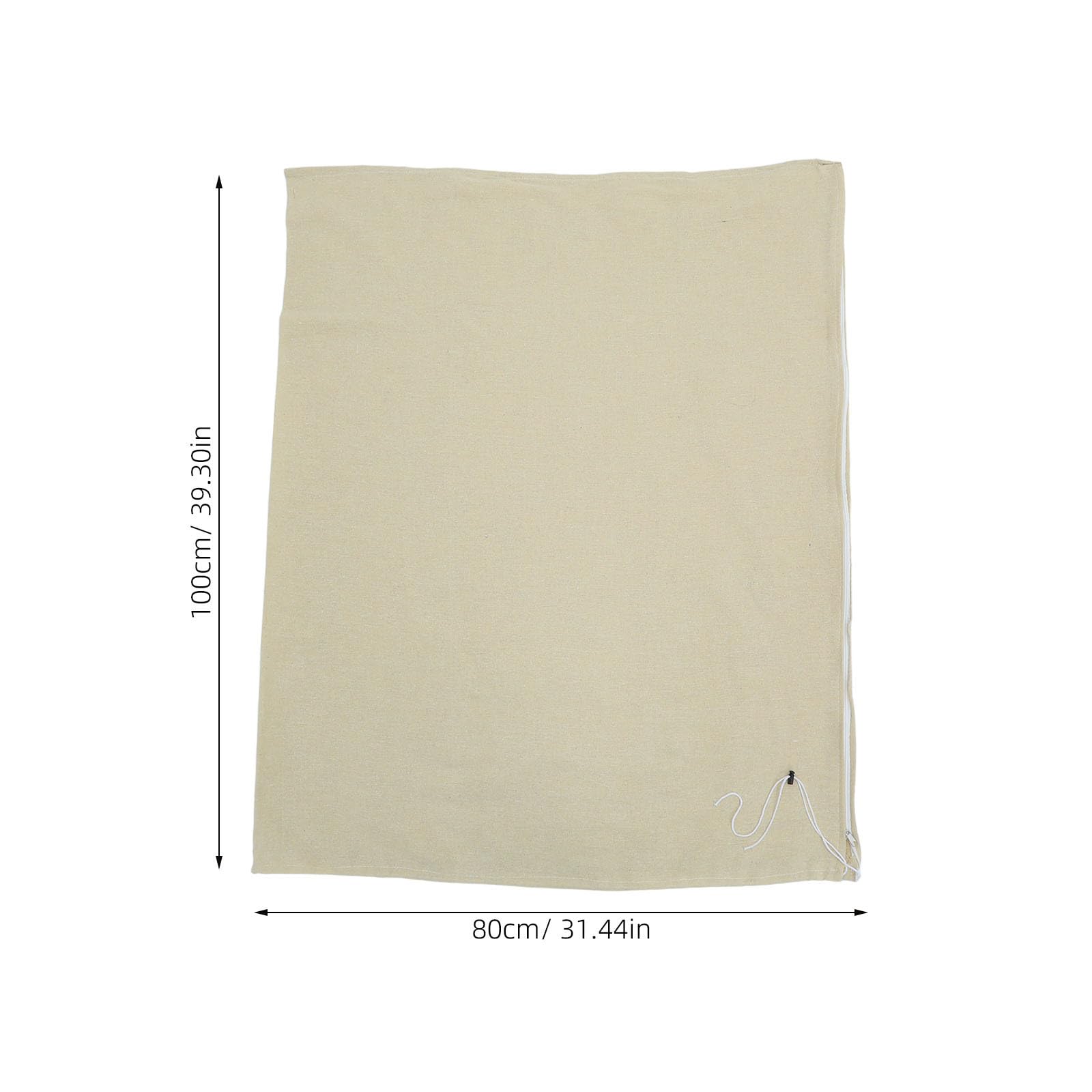 Sosoport 2 Pezzi Telo in Lino Beige per Piante Antigelo Design Traspirante e Isolamento Invernale, Copertura Riutilizzabile per Piccoli Alberi e Vasi in Esterno Durante l'inverno