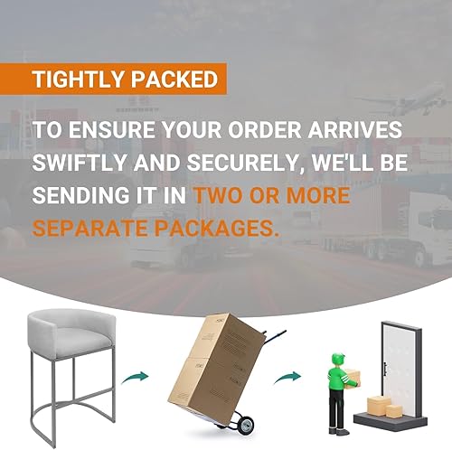 Miniatura 7 de Taburetes de bar de 26 pulgadas de alto, modernos taburetes de bar con respaldo y brazos, taburetes de bar tapizados de piel sintética para isla de