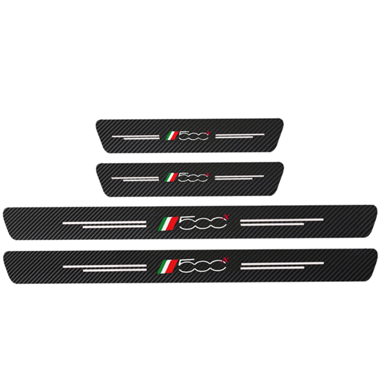 4 Pièces Autocollants Protection Seuil Porte De Voiture Pour KI-A Rio 2