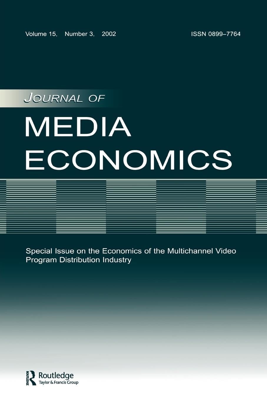 The Economics of the Multichannel Video Program Distribution Industry: A Special Issue of the journal of Media Economics Paperback – 1 July 2002