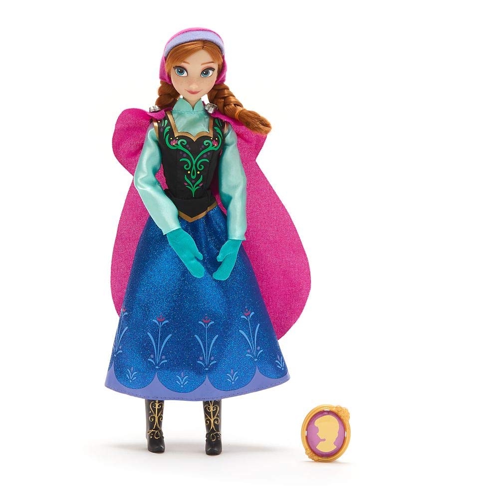 Disney Anna Classic Doll with Pendant – Frozen –11 ½ Inches
