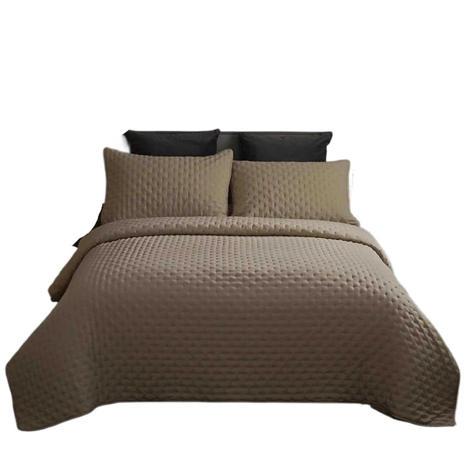 DAJGRHE Bedspread Quilted Ultra Soft Bed Coverlet with 2Pcs Pillow Shams(Color 1,240X250cm 3Pcs)