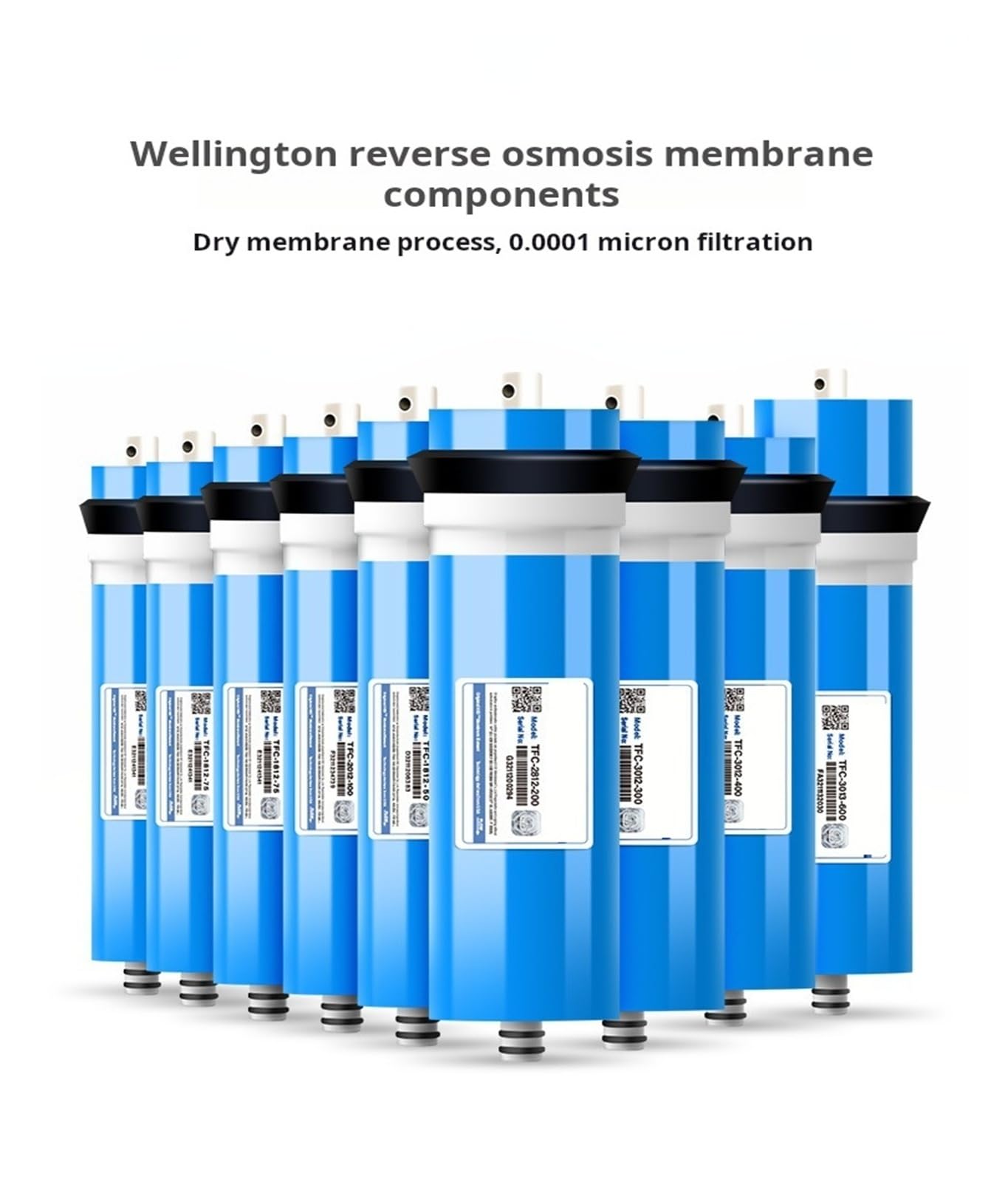 Filtr membranowy RO Element oczyszczający wodę Maszyna do odwróconej osmozy Oczyszczacz wody 75G 400G 600G(2812-200g)