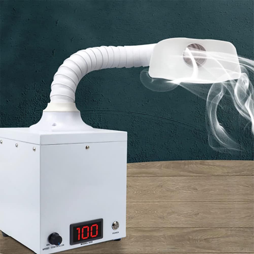 Extractor de humos de soldadura, filtración multicapa de bajo ruido para soldar purificación de humo en talleres de bricolaje