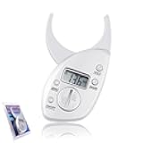 TEKCOPLUS Portable Skin Fat Caliper Tester mm inch LCD Screen Athletic Women/Men Body Tools Monitoring Kit Handheld Body Fat Caliper