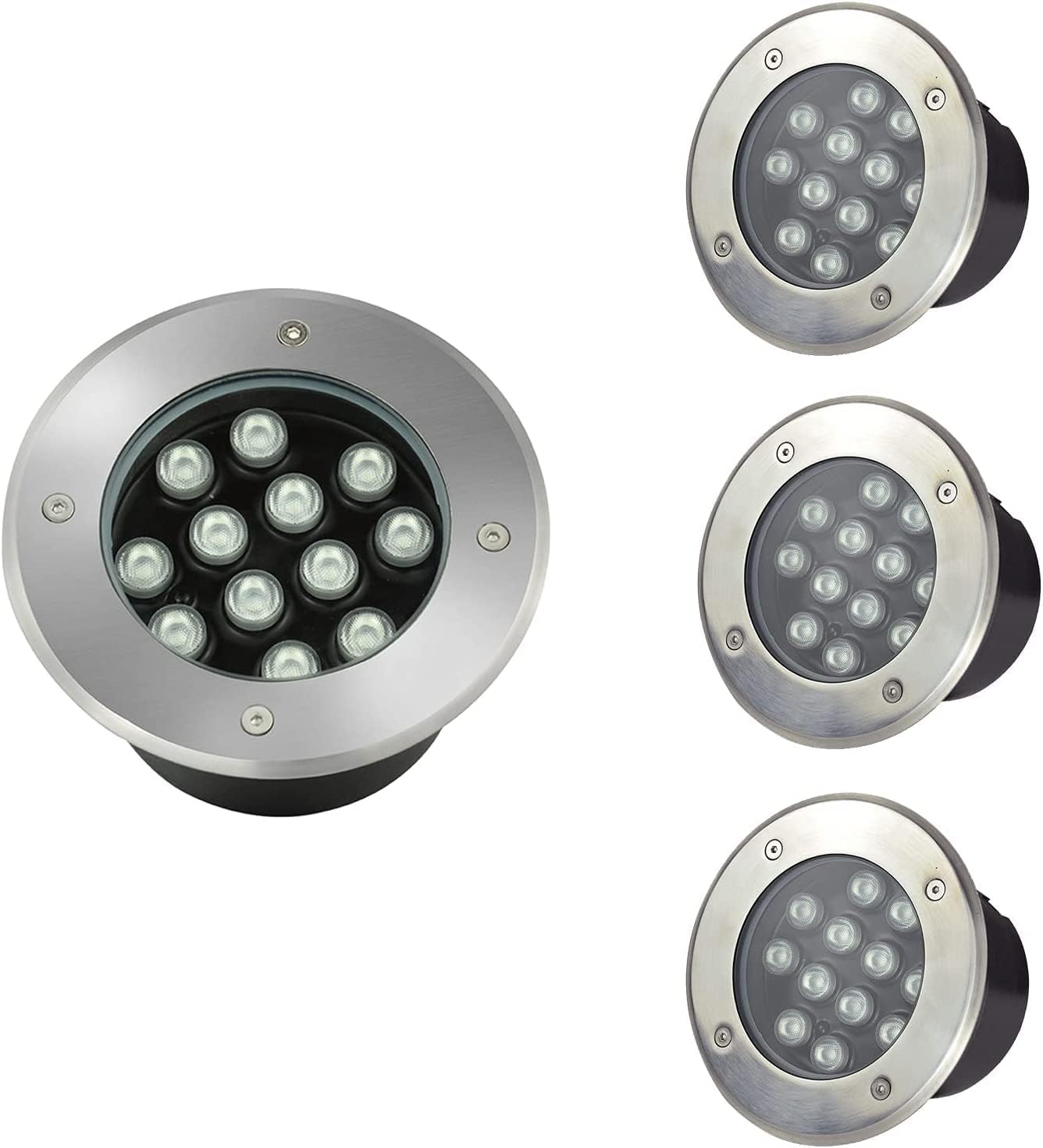 Bofie Outdoor Ground Light 4 Pack LED Well Lights IP67