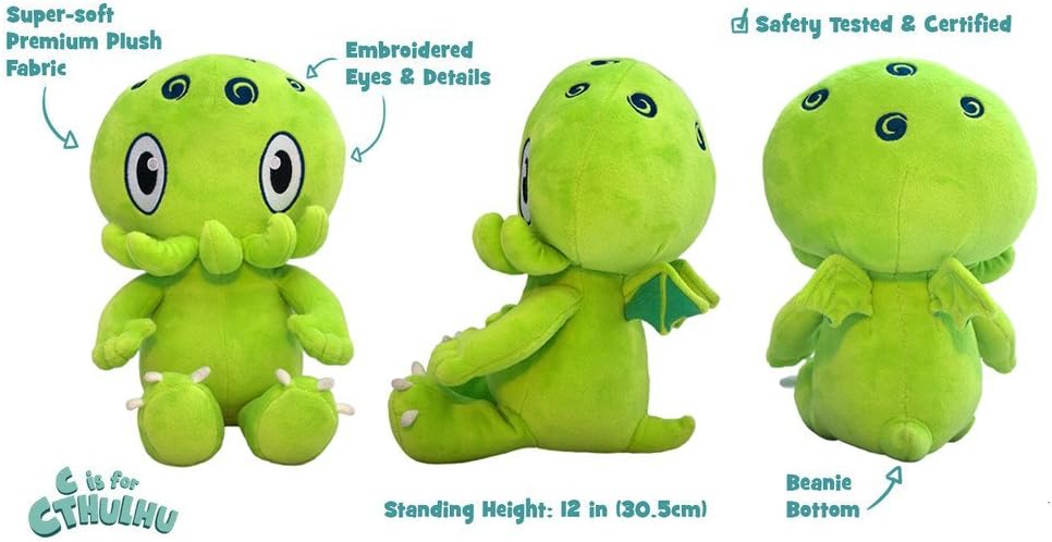C is for Cthulhu Board Books & Baby Cthulhu Plush Bundle image 3