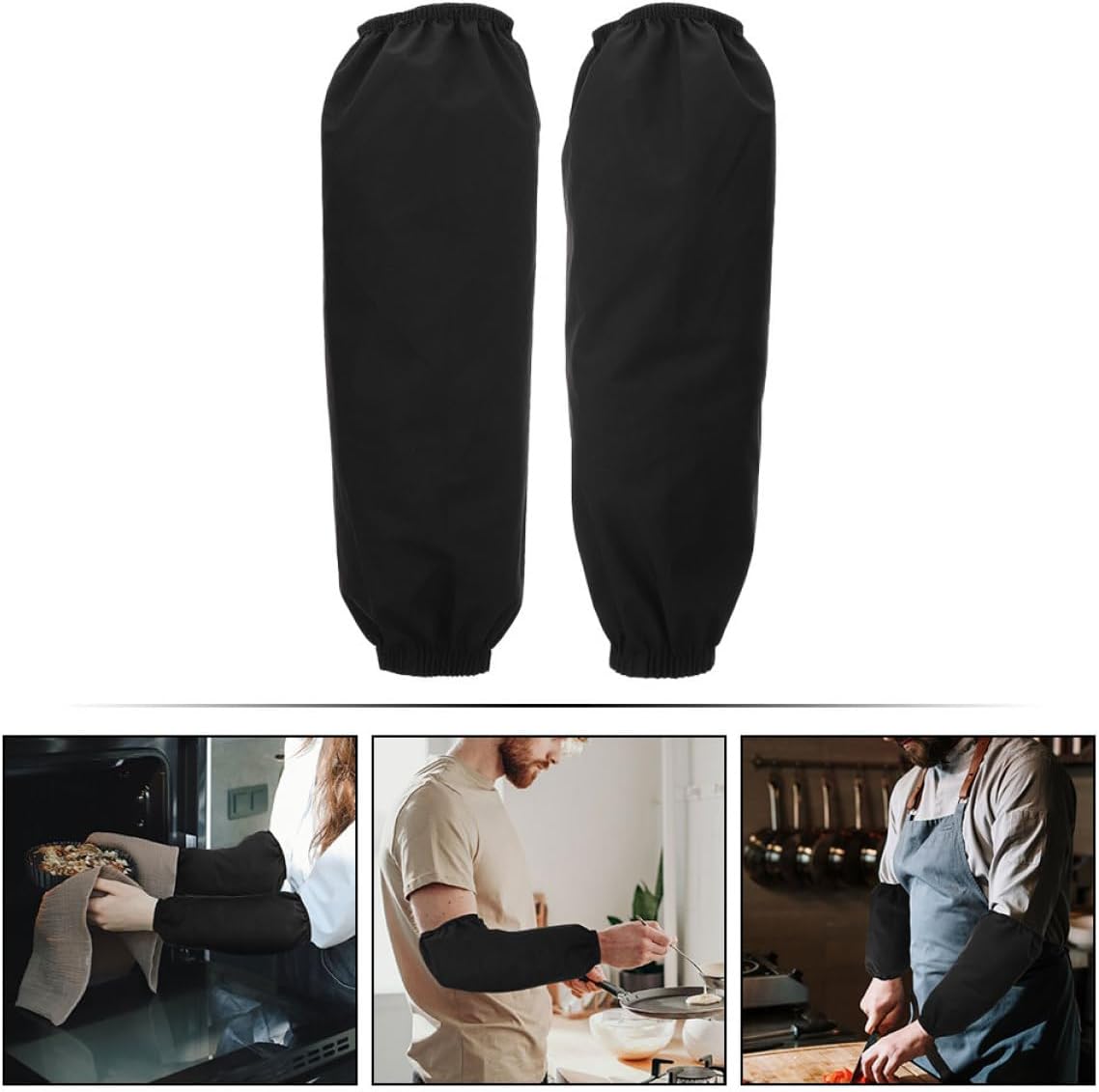 Waterproof Arm Sleeves Covers 2pcs Reusable Anti-oil Oversleeves Extended Length Sturdy Kitchen Sleeve Covers for Cooking Dishwashing Cleaning