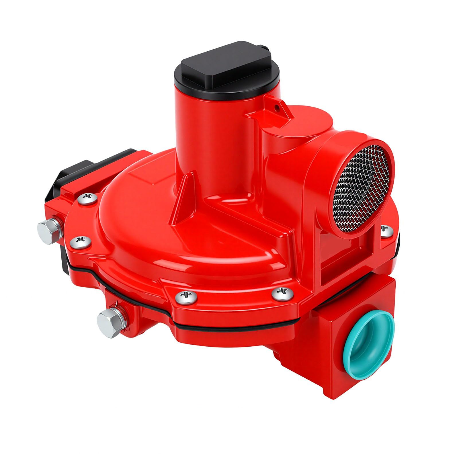 Regulador de Gas Natural R622H-BGJ, 8-12 PSI Ajustable 1/2 Pulgada NPT Salida de Entrada Regulador Gas Primera Etapa, Propano para Residencial Comercial Industrial