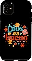 Vista 8 de Funda religiosa de la Biblia para iPhone 16 Dios Es Bueno Spanish Christian Jesus God