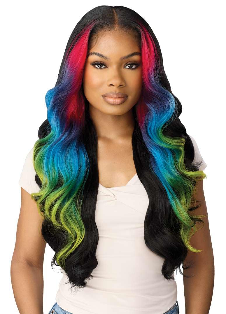 Outre Lace Front Wig - Perfect Hair Line 13X6 - Rimona (MCFF TROPICAL SUNBURST)