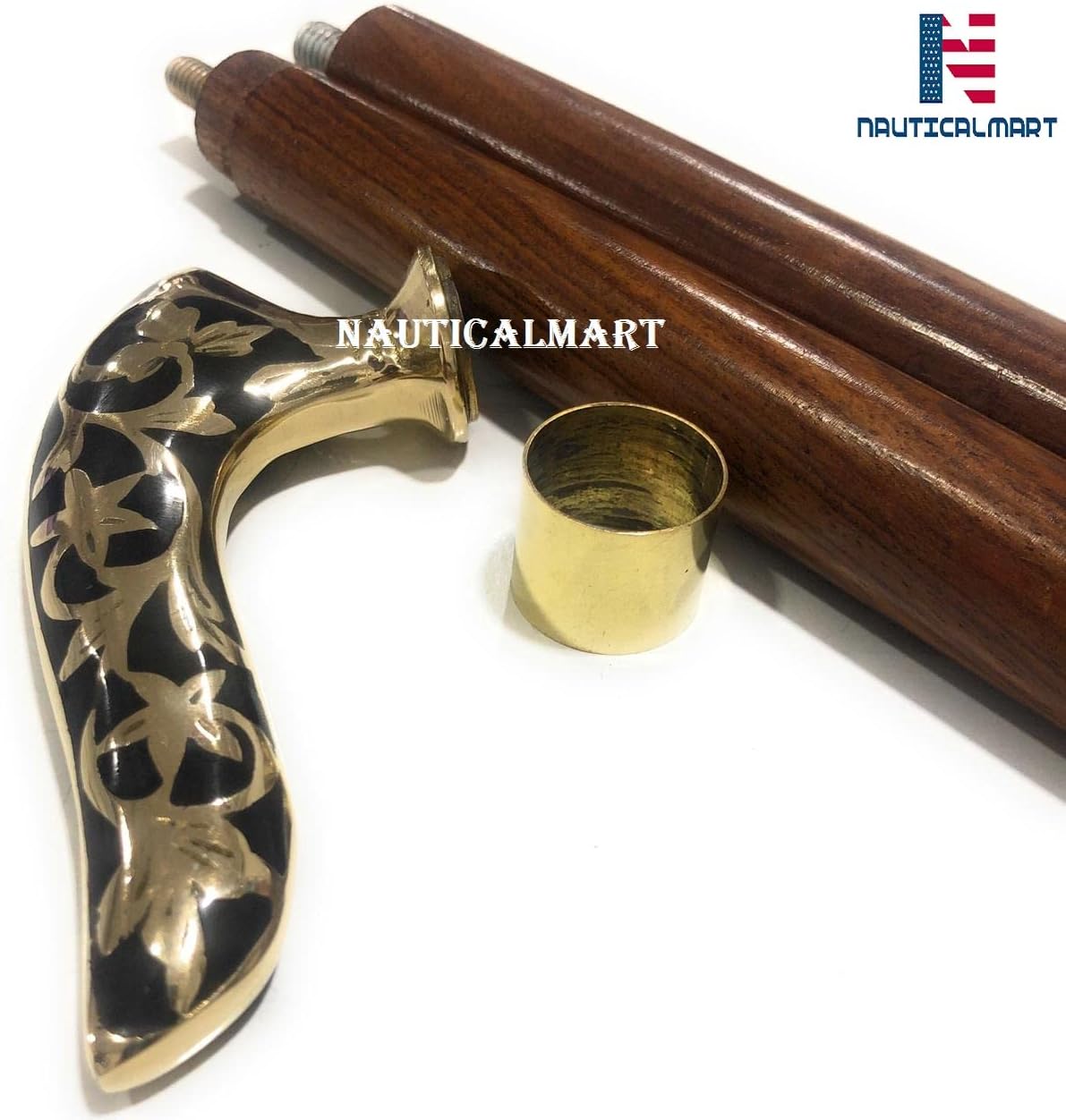 Designer Handmade Victorian Men Women Walking Cane-Brass-Walking Stick-Wooden Wands-Walking Cane Gift