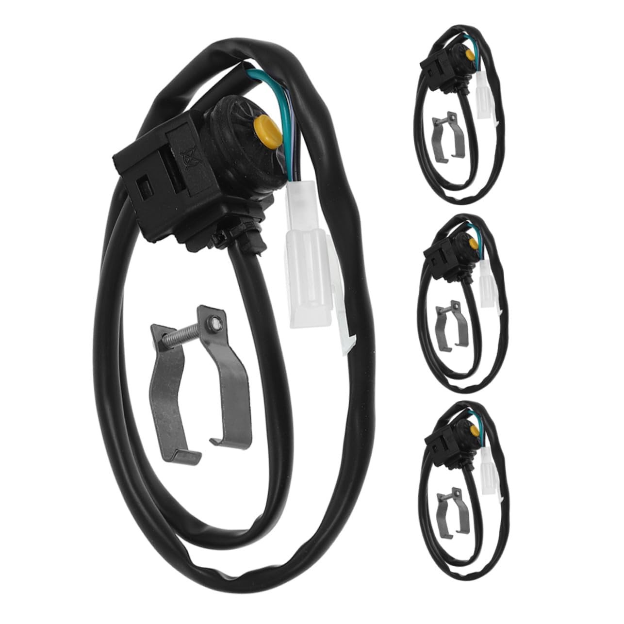 Kit de bobinas de encendido de 4 piezas con interruptor kill para pit bikes y scooters 8