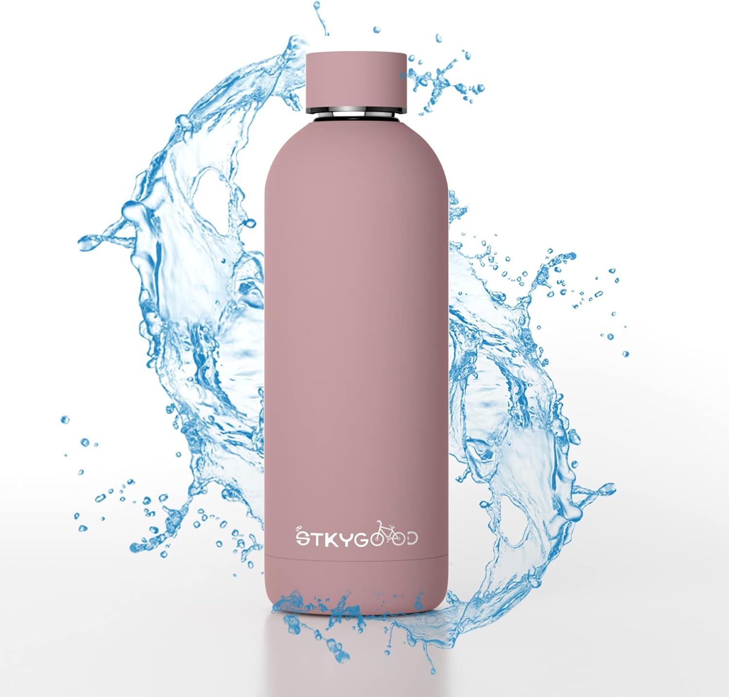 Everyday Vibe Nova Pure Edelstahl Trinkflasche 500ml - BPA-frei & Auslaufsicher