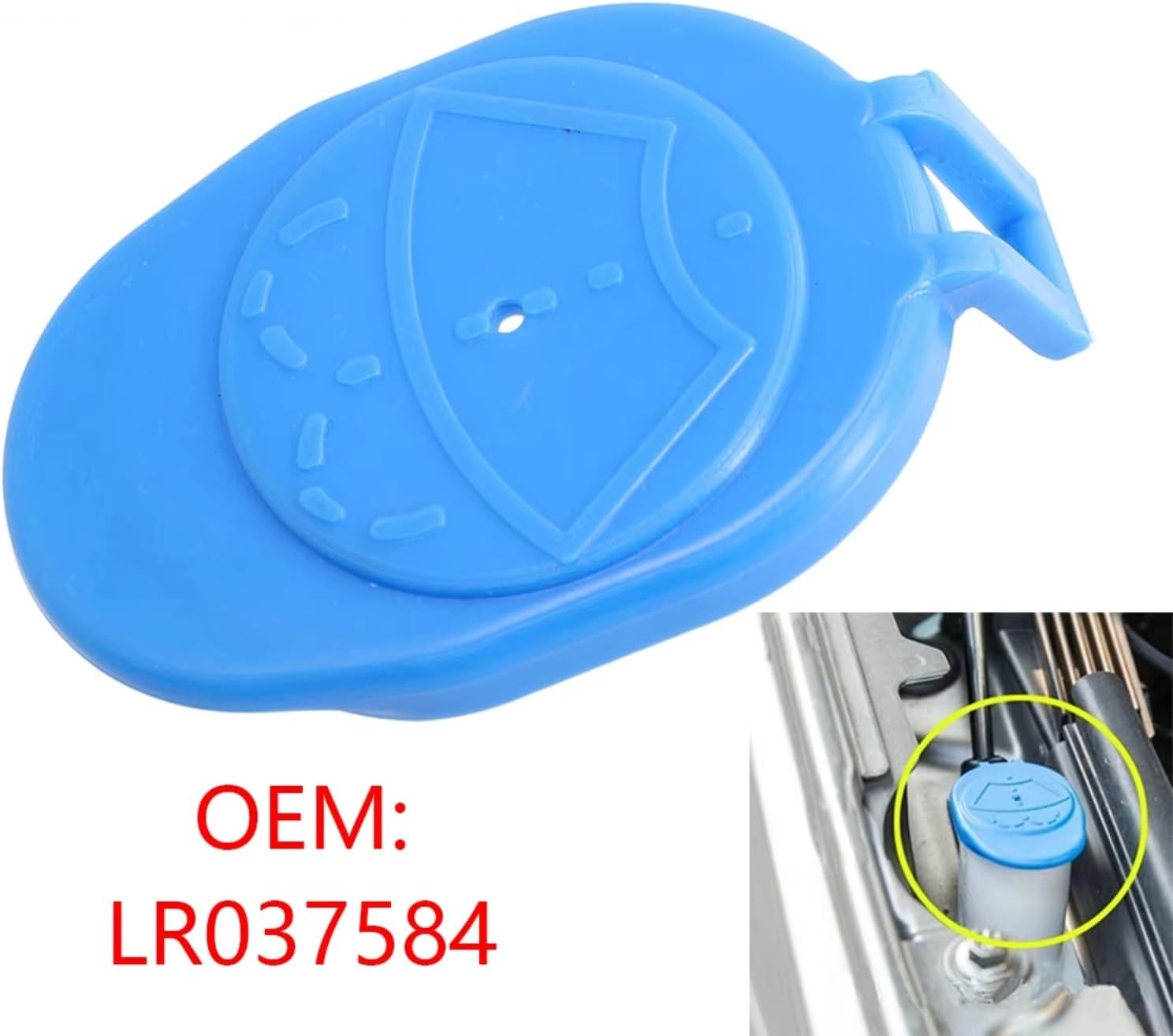 Car radiator cap Compatible With Land For Rover For Range For Rover L405 For Sport L494 2013-2022 Car Windshield Wiper Washer Fluid Reservoir Cap LR037584