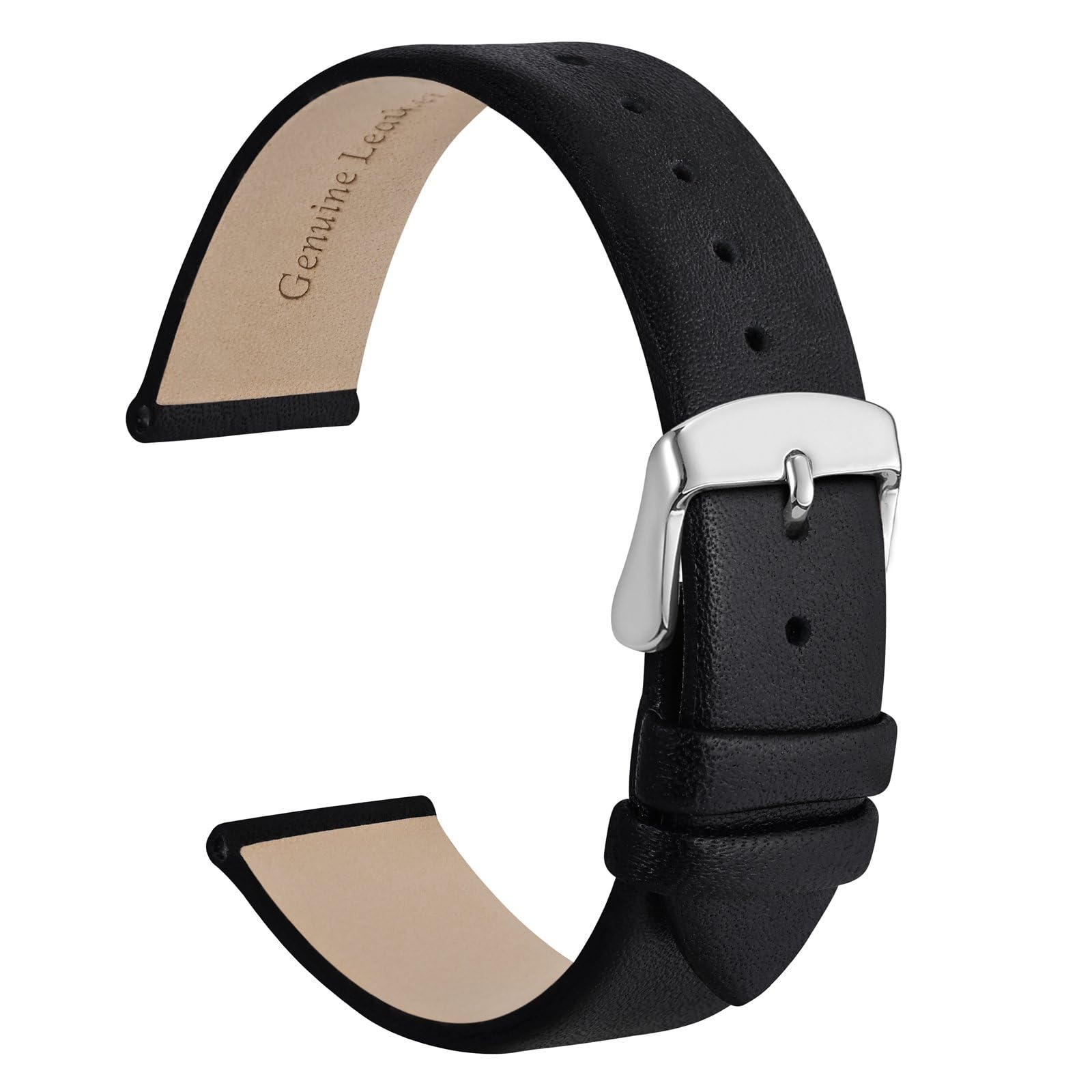 Black (Silver Buckle)