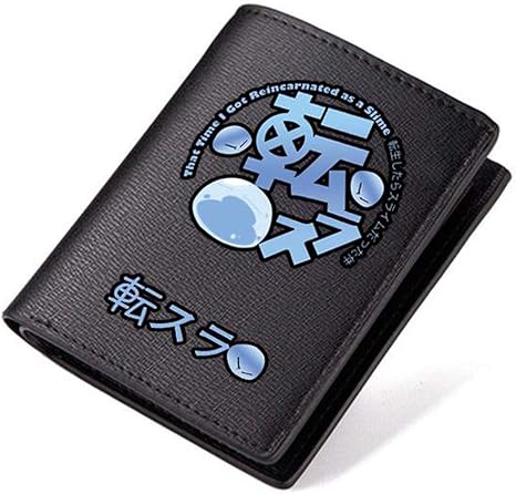 Amazon Co Jp Kcs 転生したらスライムだった件 コスプレ 財布 朱菜 ウォレット 転スラ グッズ スライム 二つ折財布 小物 ブラック Pu クリスマス ハロウィン 学生 男女 通常用 ギフト イベント 新年 祭り短いタイプ ホビー